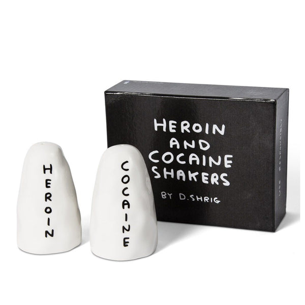 David Shrigley, Heroin & Cocaine Shakers