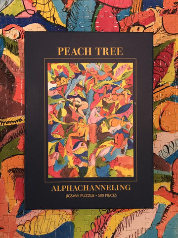 Peach Tree, Jigsaw 500-Pieces Puzzle by Alphachanneling.