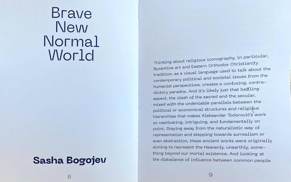 Aleksandar Todorovic: Brave New Normal World, 2021, Exhibition Catalogue