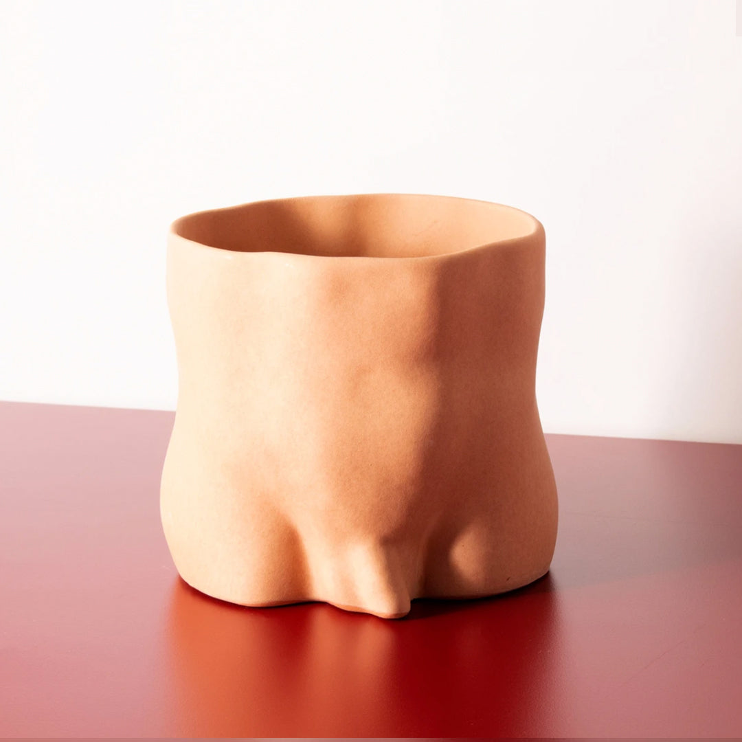 Group Partner, Nude Boy Mid Ceramic Pot.